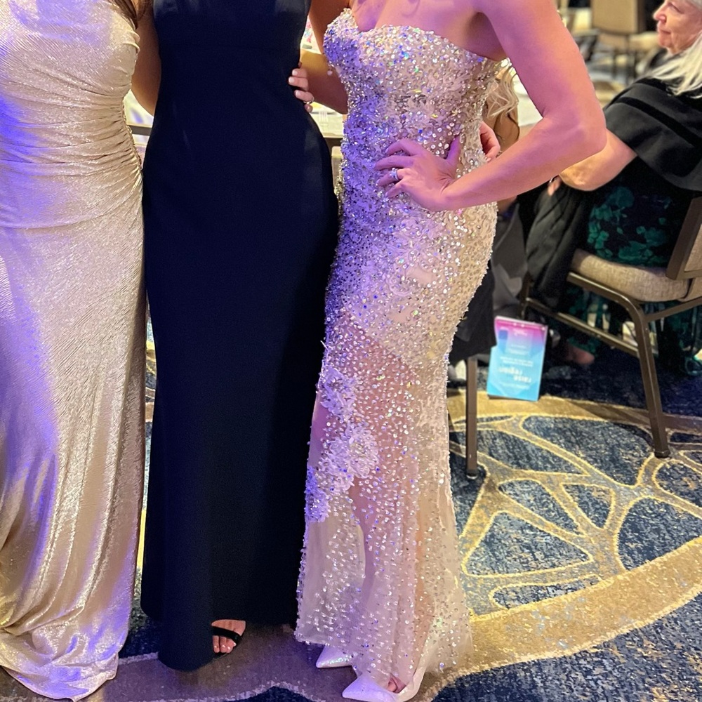 Sherri Hill Sequin Champagne Prom/ Pageant gown ✨